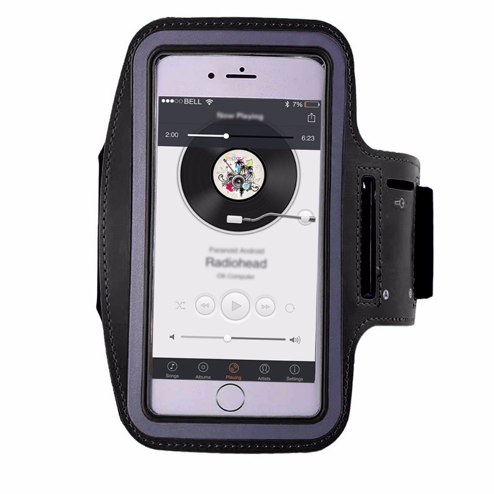 Brassard en cours d'exécution équitation bandes de bras cas sac à main Sport support de téléphone portable pochette ceinture couverture pour IPhone 6