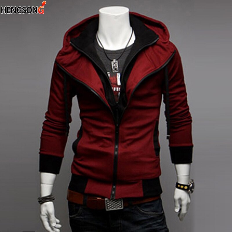 Mannen Running Jacket Sport Fitness Jas Lange Mouwen Hooded Gym Voetbal Basketbal Outdoor Training Run Jogging Jassen Kleding