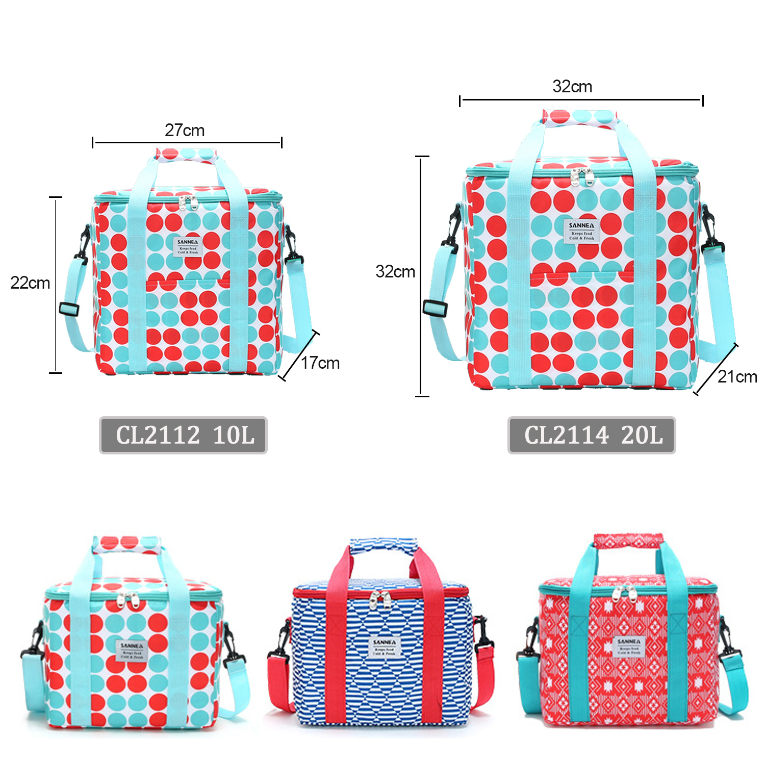 Outdoor Picnic Lunch Bag Lunch Bag for Kids Insulated Lunch Box Snack Box with Strap and Side Mesh Pocket for Boys Girls