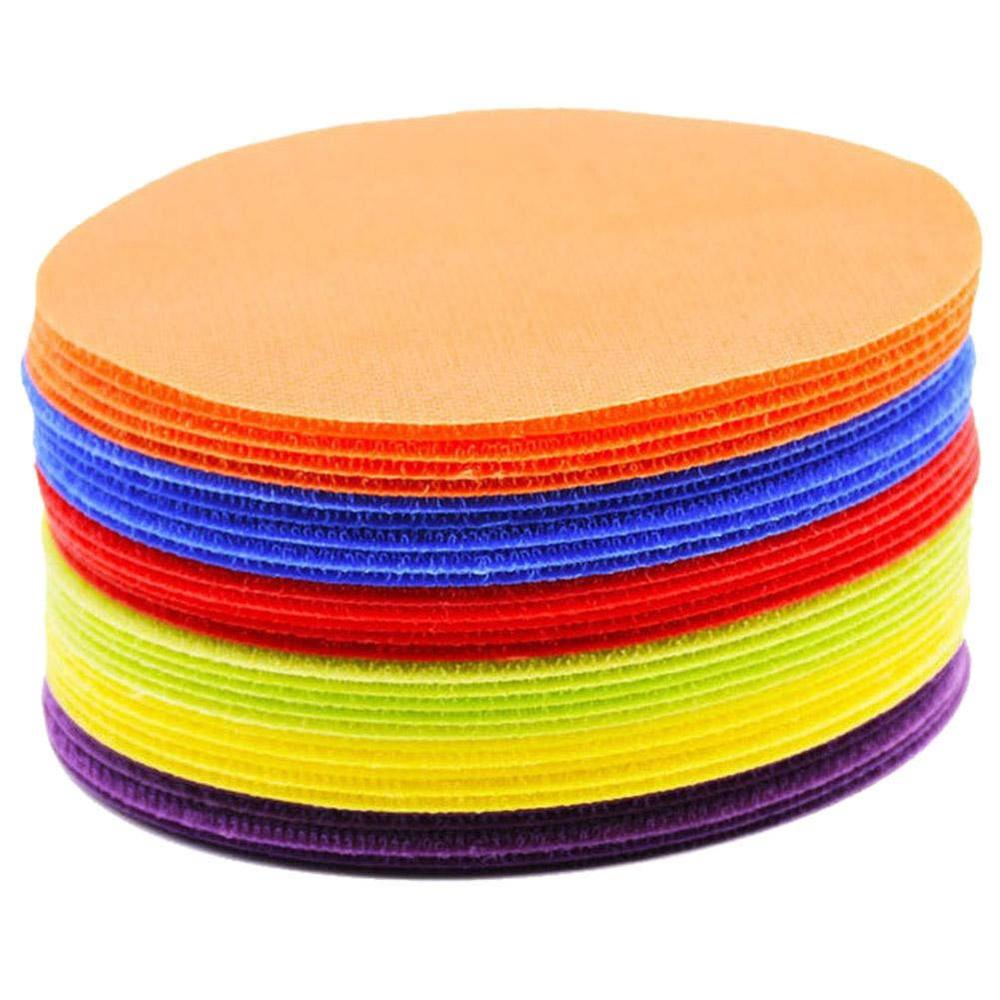 1 Set Kids 'Early Education Speelgoed Tapijt Mark Magic Tapijt Positionering Magic Kleur Ronde Mark Kinderen Training Levert: 30 PCS
