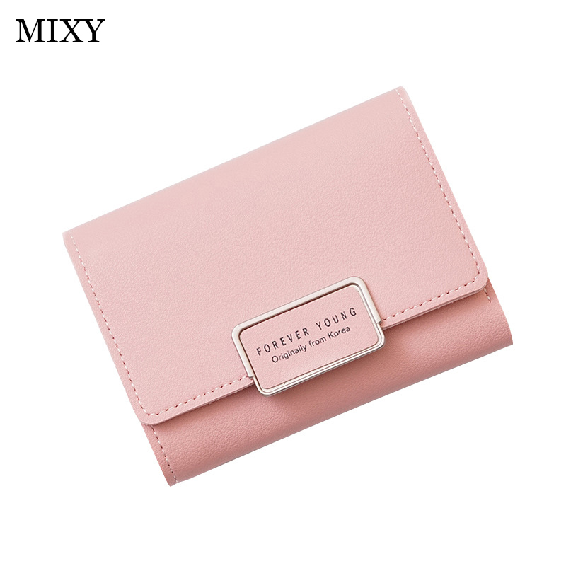 Wallet Women Leather Female Slim wallet Hasp Clutch Short Wallet Women Purse Card Holder Ladies Purse