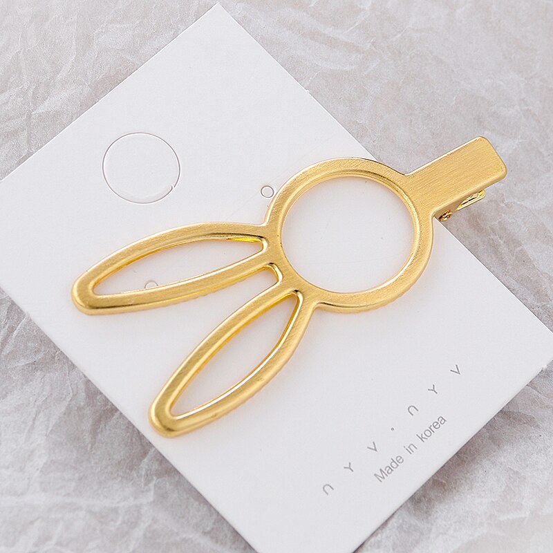 AENSOA Temperament Metal Hairpin Multiple Retro Bow Clip Bangs Clip Hairpin Top Clip Hair Accessories Women: 2