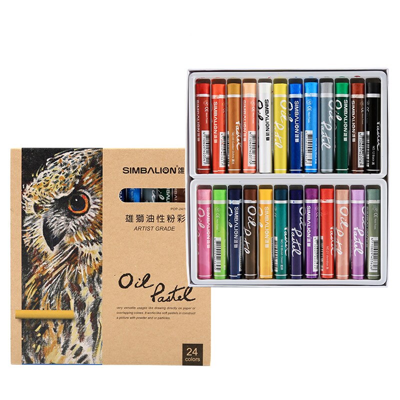 painting oily crayon 36/48/60 color set graffiti soft crayon paint pen artist school stationery art supplies