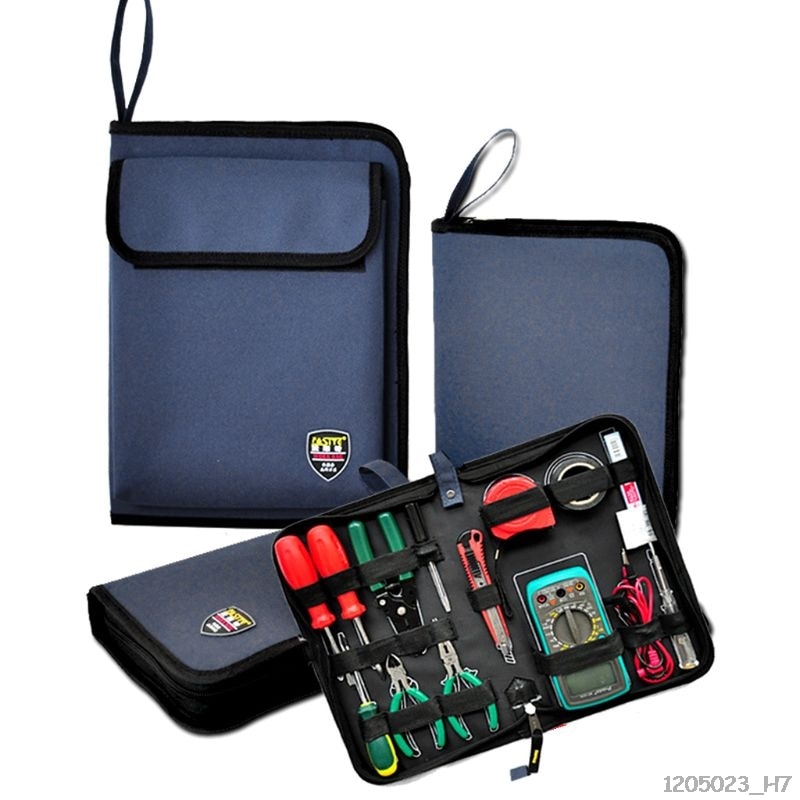 Professionele Elektriciens Harde Plaat Tool Kit Bag Storage Case Multifunctionele Pocket Organizer Waterdichte Oxford 3 Maten