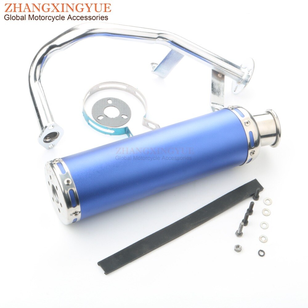 Scooter 88 X 300mm muffler exhaust pipe for ATU Level 100 50cc China GY6 139QMA 139QMB 4 stroke (ZS50QT) 4-stroke