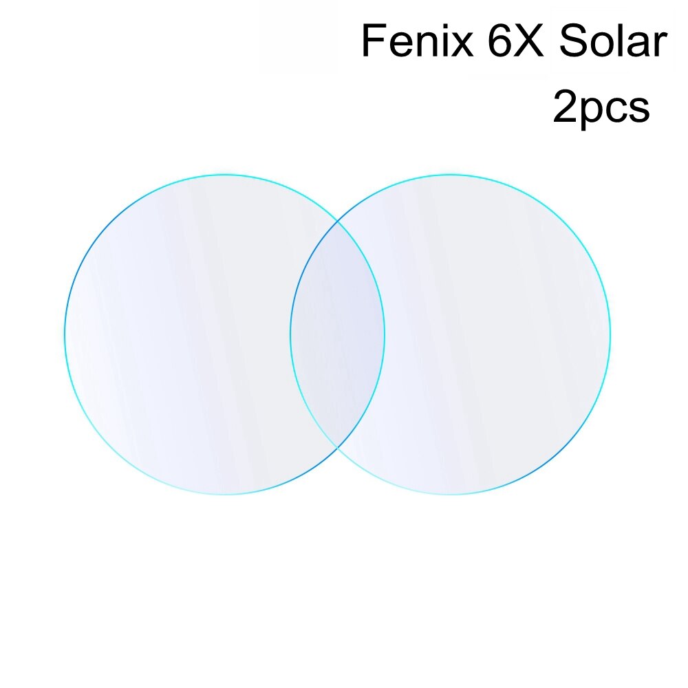 2Pcs Hydrogel Film Screen Protectors Voor Garmin Fenix 6 6S 6X Pro Sapphire Solar 2.5D Soft Tpu Clear horloge Shockproof Cover Case: For Fenix 6X Solar