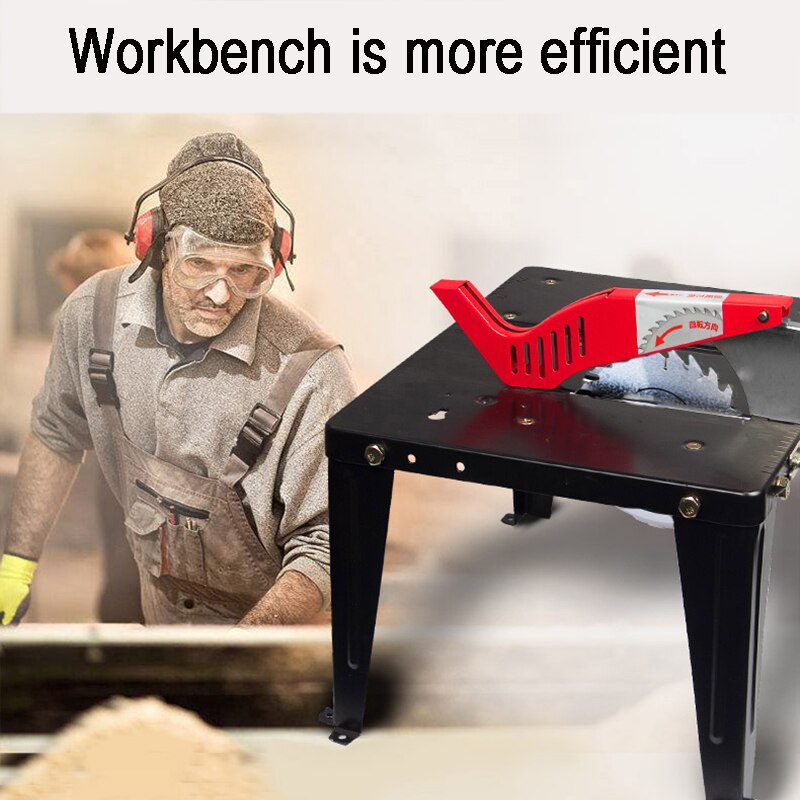 Woodworking Workbench Multi-function Portable Home Small Decoration Frame Push Table Electric Circular Saw flip Saw Table T-P03
