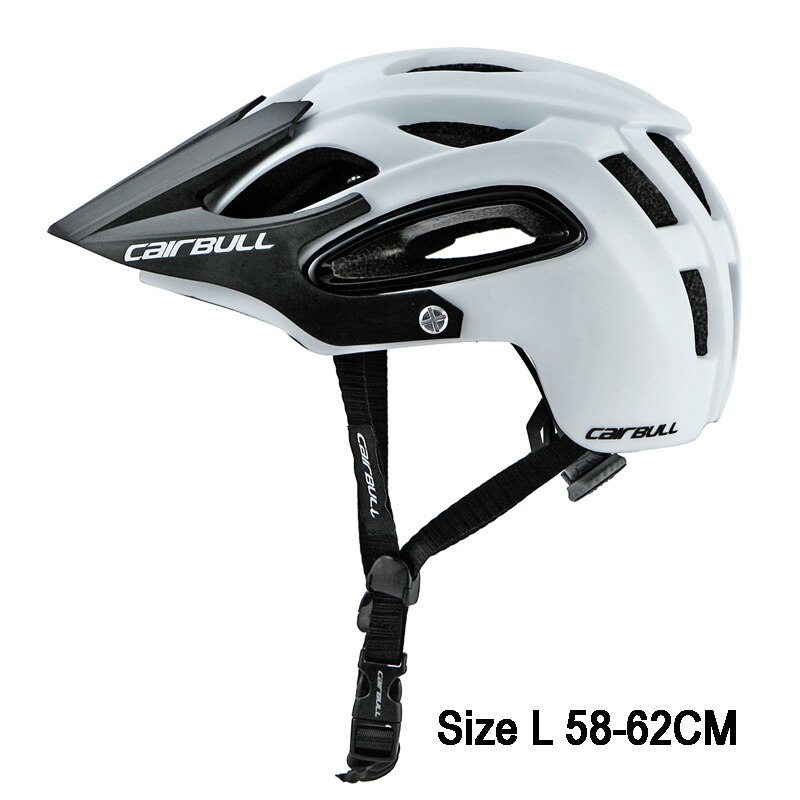 Cairbull ultralichte fietshelm, integraal gevormde fietshelm, mtb-racehelm, veiligheidshelm, helm, capacete: Wit l