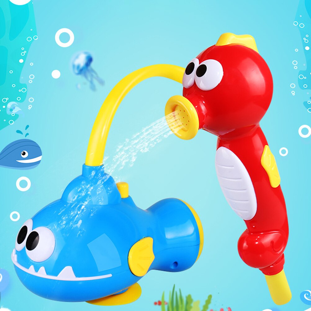 Baby badspeelgoed elektrisch zeepaardje walvis watersproeier douche speelgoed badsproeier waterpomp gereedschap dieren bad zwemmen water speelgoed  #10