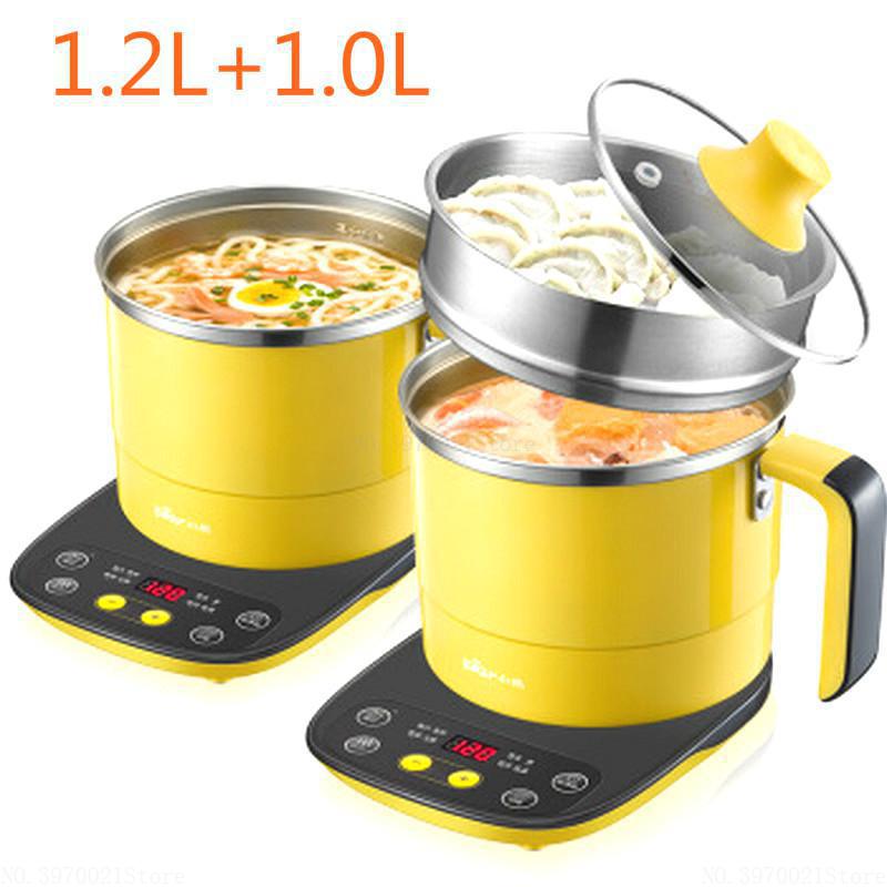 Mini Stainless Steel Multi Cooking pot Cookers Split Type Pot Cooker 9.5h Reservation Keep Warm with 7 Menus