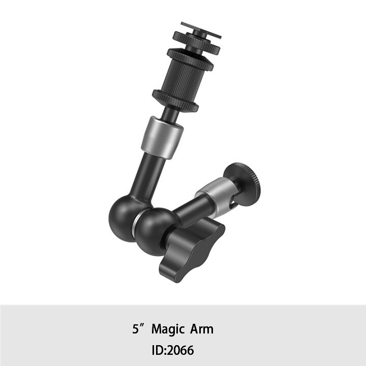 SmallRig 9.5 inch Articulating Rosette Arm 1/4&quot; Threaded Screw For Universal DSLR Camera To Mount Cage Monitor -2066B: 5 inch