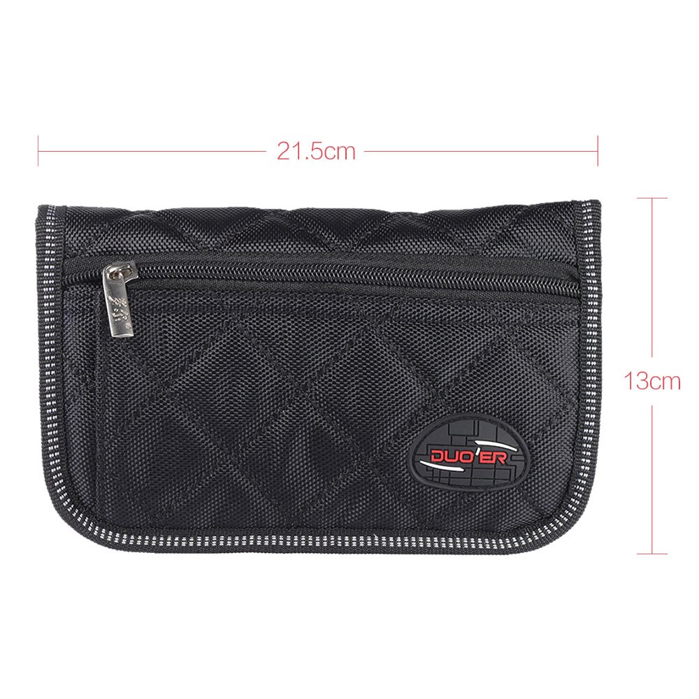 dauerhaft Posaune Euphonium Trompete Mundstück Tasche Tasche mit 4 Weiche Fächer Schwarz