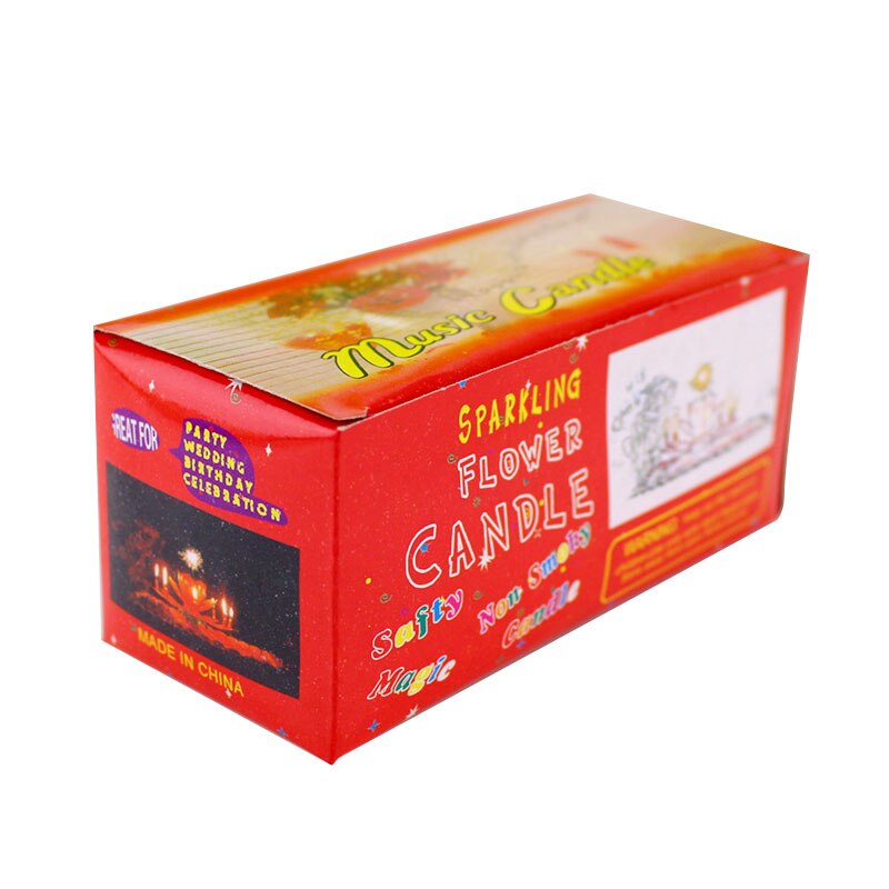 Lotus Bloem Festival Muziek Verjaardagstaart Kaarsen Decoratieve Music Party Single Layer Verjaardag Muziek Lotus Kaars Y