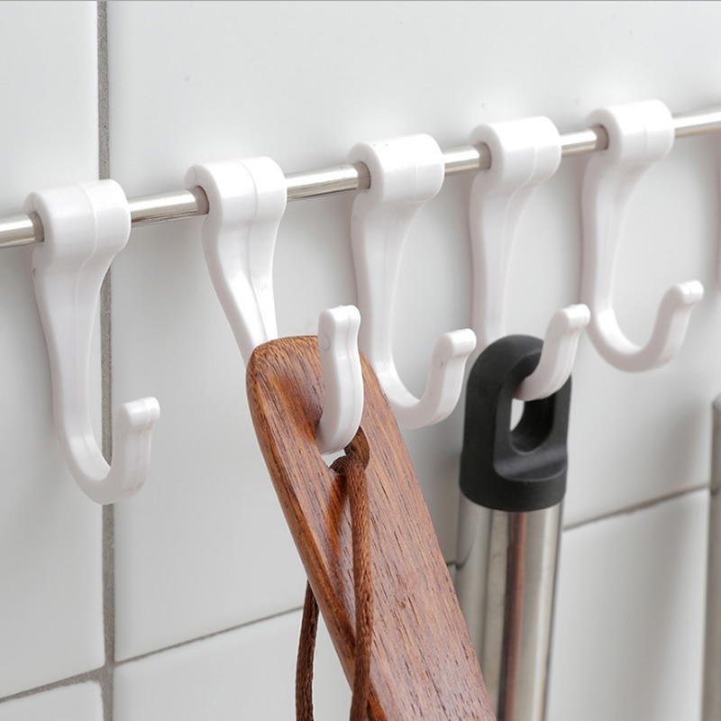 Kapstokken voor wandmontage 4 STUKS Kerst Sok Haak Openhaard Hanger Metalen Clips Kerstmis Stocking Houder Rack Sieraden Clasp Kerstfeest Boom Hangende Haken Sleutelhaken wandmontage (Size : 1PC