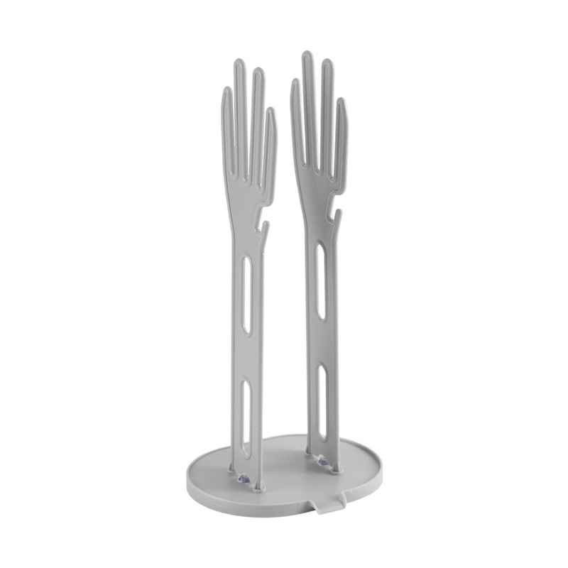 Soporte para guantes de cocina, soporte para secador de guantes de goma, soporte para toallas, drenaje, estante de almacenamiento para encimera, accesorios para fregadero de cocina, 1 ud.: Verde claro