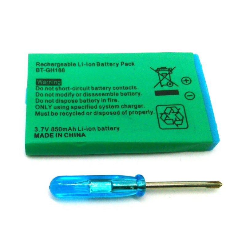2Pcs 850 Mah Oplaadbare Lithium-Ion Batterij Met Tool Kit Voor Nintendo Gameboy Advance Voor Nintendo Gba sp Batterij