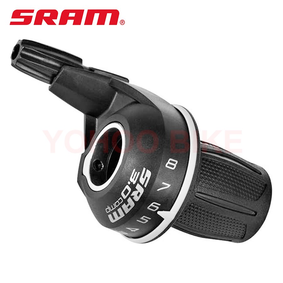 Sram 3.0 Twist Shifter 8 Speed Rear Grip Shift 1:1 Actuation Ratio for mtb mountain bike rear derailleurs bike parts