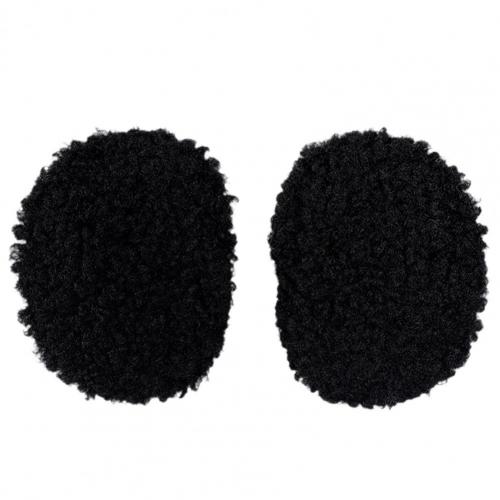 1 Pair Winter Cute Warm Foldable Bandless Earmuffs Earlap Ear Covers Warmer Protector Thicken Soft Earmuff Apparel Accessories: Black S