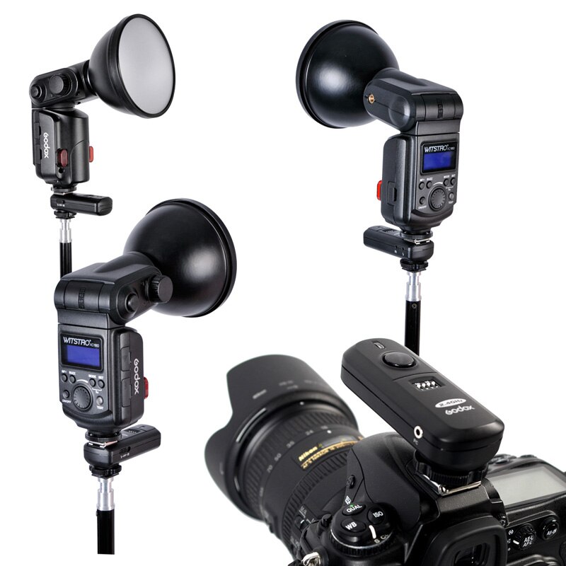 Godox FC-16 16 Channels 2.4G Wireless Remote Flash Trigger Studio Strobe With 3 Receiver for Canon DSLR for Pentax cs-205
