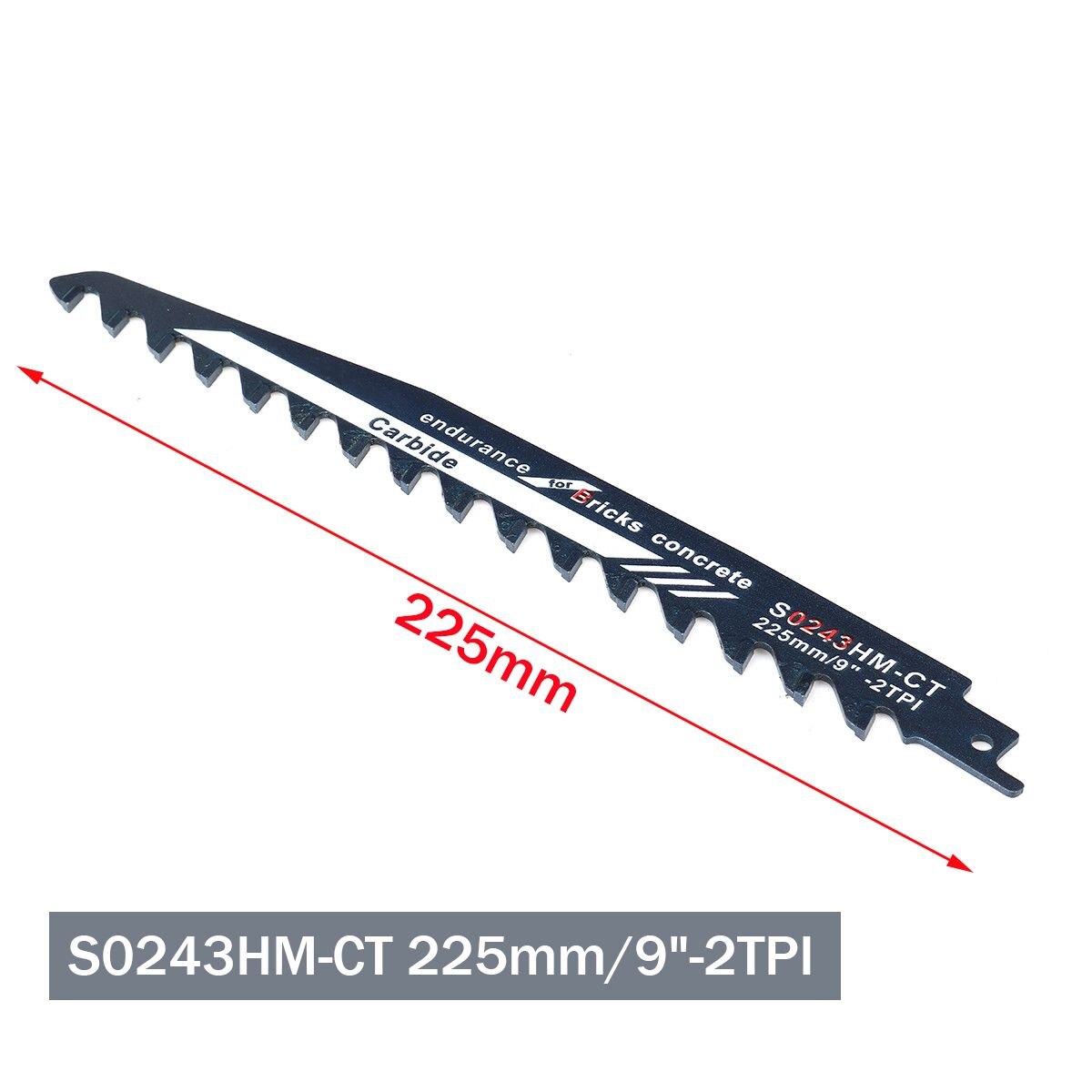 Draadloze Oplaadbare Elektrische Reciprozaag Houtbewerking Snijden Reciprozaag Vervanging Tool + Saw: 225mm