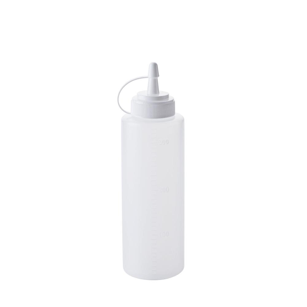 OTHERHOUSE Squeeze Squirt Kruiderij Flessen met Cap Deksels Ketchup Mosterd Mayo Sauzen Olijfolie Flessen Keuken Gadget: 300ml