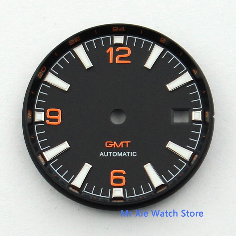 Bliger – montre stérile avec cadran, 31mm, MINGZHU 3804 GMT, mouvement automatique avec fenêtre de Date: NO1