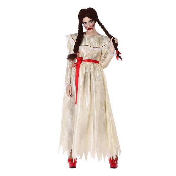 Costume for Adults Possessed girl White (1 Pcs)