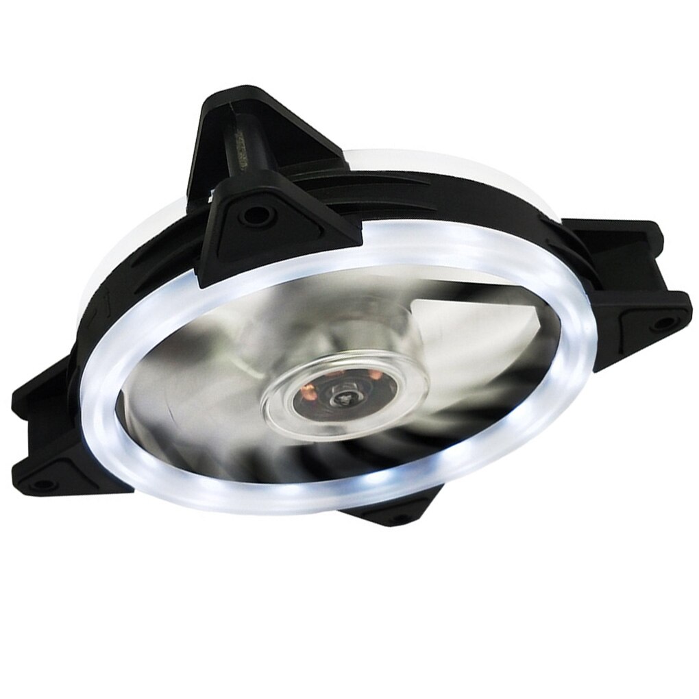 Computer Led Fans Mode Dubbelzijdig Low Noise 4-Pin Computer Voeding Fan Led Light Heatsink Cooler