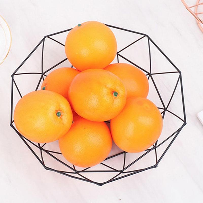 Nordisk fruktfat husholdning europeisk stil gryte enkel avløpskurv snack moderne jern frukt tørket  f9 o 7 smidd frukt  e4 e 1