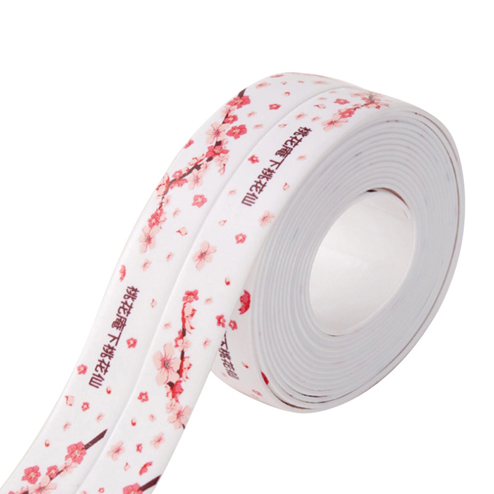 38MM Caulk Strip For Bathtub Bathroom Caulk Tape Self Adhesive PVC Waterproof Sealing Tape Edge Protector For Kitchen JA: White A