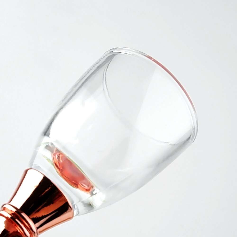 Oh trend snapsglas rostfritt stål rosställ julvinkopp bröllopstårta bord mitt dekorativa glasögon