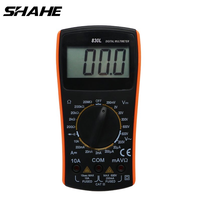 Shahe VC830L Digitale Multimeter 2000 Counst Digitale Ampèremeter Voltmeter condensator tester multimetro digitale professionele