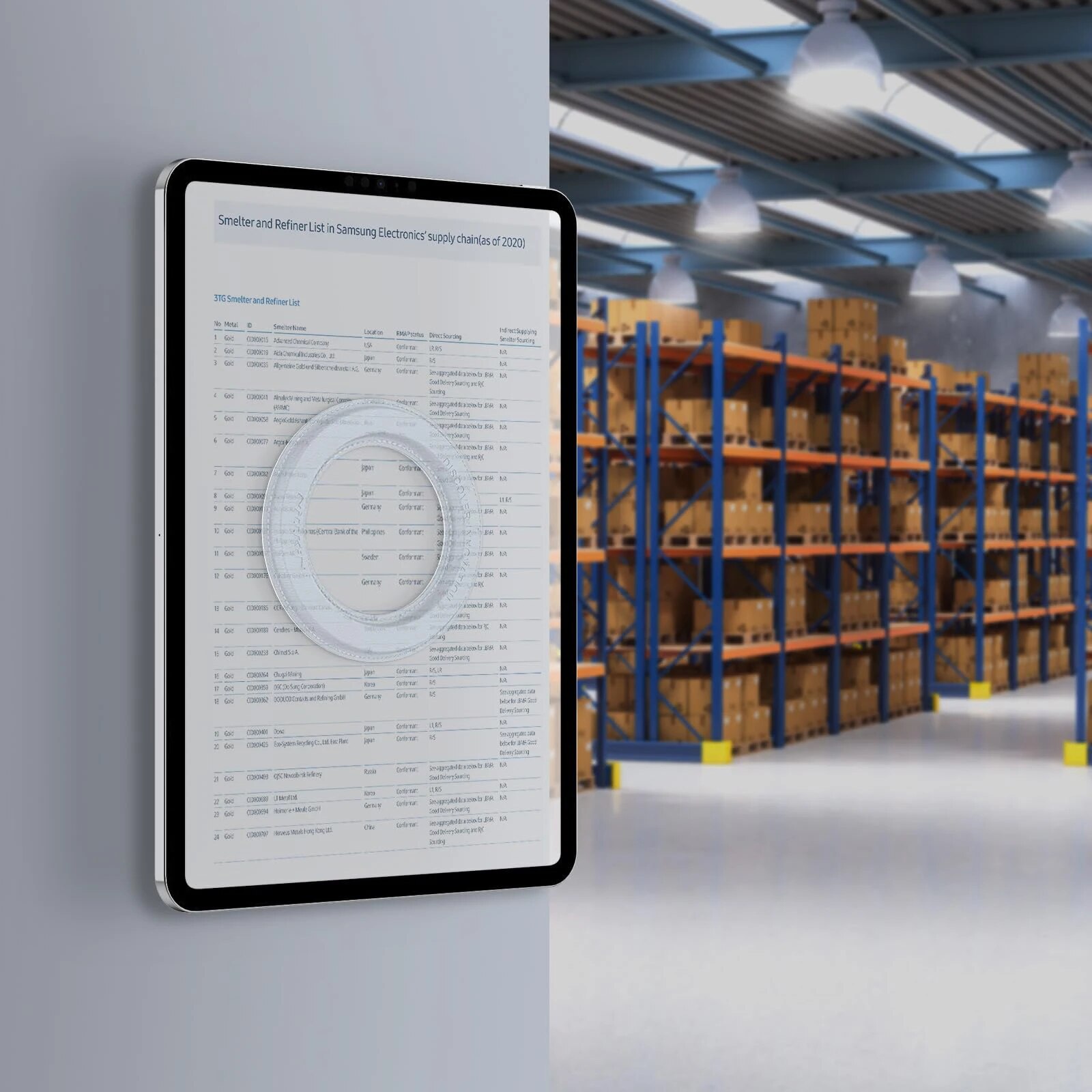 Magnetische Tablette-Wandhalterung, iPad-Halterung, Wiegenmagnet für IPad, SnapHold-Magnetaufkleber für Zuhause, Büro, Kühlschrank