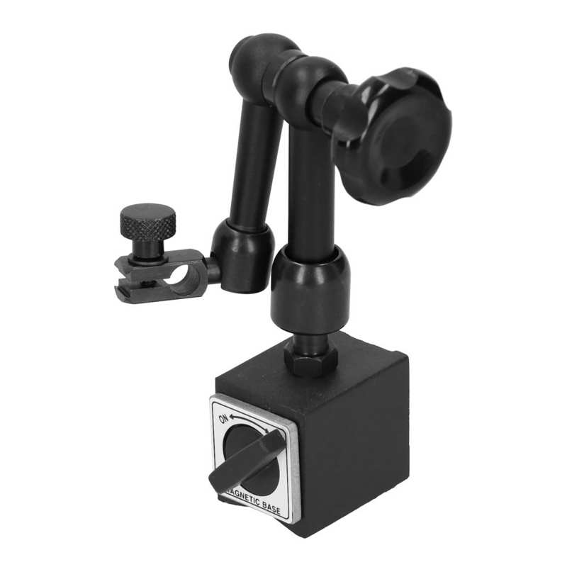 Universal Magnetic Base Dial Indicator Gauge Magnetic Base With Small Black Clamping Convenient To Use for Industrial Precision