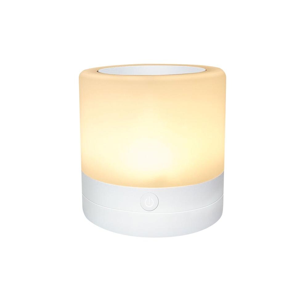 Farverig atmosfære natlys bord seng sengelampe genopladelig natlampe: Default Title