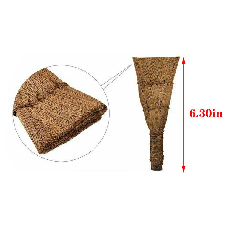 TTLIFE 5PCS Set Bonsai Tool Kit Basic Care Set Root Rake Shear Root Pick Moss Brush Stiff Bamboo Brush with Bag Garden Supplies