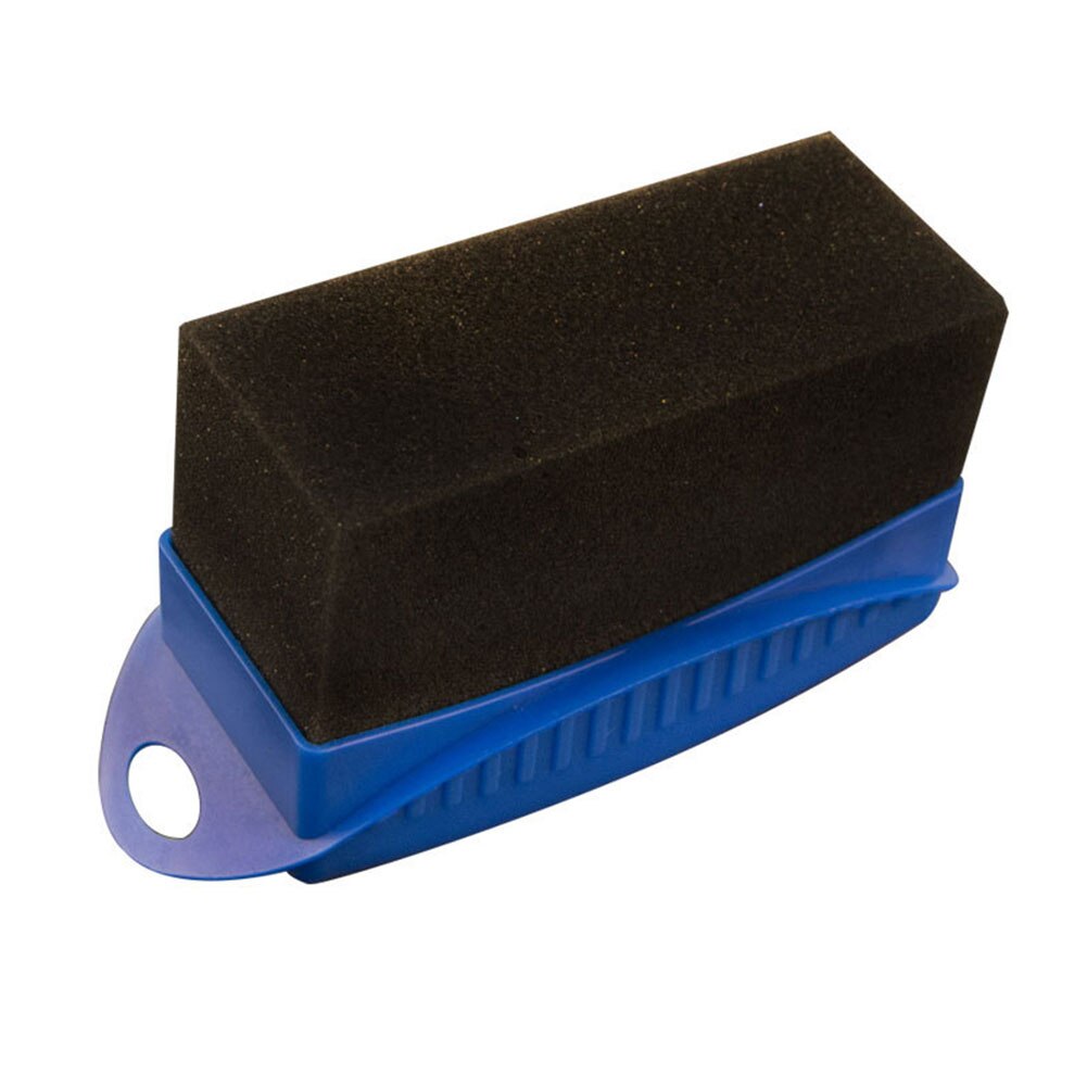 Cepillo de esponja para encerar y pulir ruedas de coche, cepillo de limpieza de plástico ABS, 1 Uds.