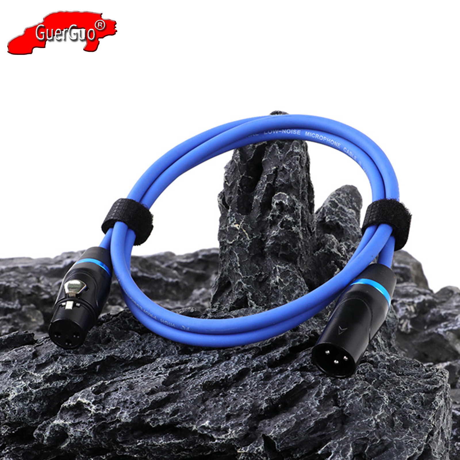 Przedłużacz XLR, kabel mikrofonowy 3-pinowy męski na żeński M/F OFC Audio Ekranowana linia do wzmacniacza Głośnik Podcast Studio nagrywania