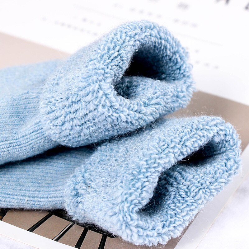 Wollen Dikke Baby Kids Sokken Winter Zachte Warme Sokken Thermische Vloer Sokken voor Kinderen 0-7 Jaar Jongens Meisjes peuter Sokken