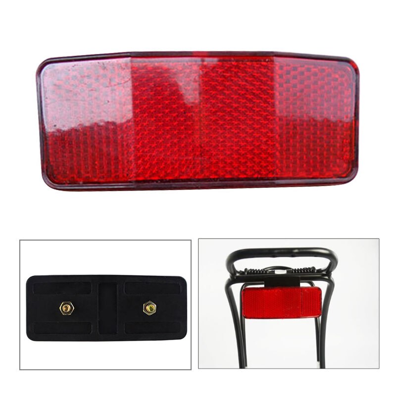 Luci lampeggianti di avvertimento di sicurezza per biciclette riflettore fanale posteriore accessori lampada lampadina posteriore rossa per fanale posteriore per bicicletta