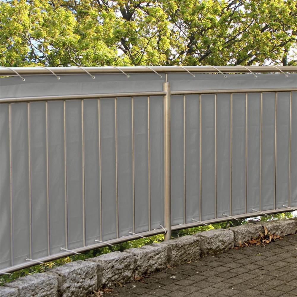 Non-transparent Home Balcony Privacy Screen Fiberglass Weather-resistant Screen DIY Decorative Film