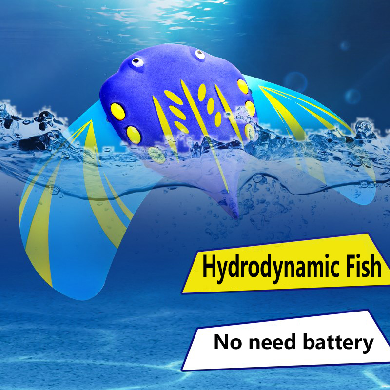 Wow! Verbazingwekkende speelgoed Hydrodynamische vis Zwemmen vis Zomer Water Sport Speelgoed Met Verstelbare Vinnen Onderwater Zweefvliegtuig Zwembad