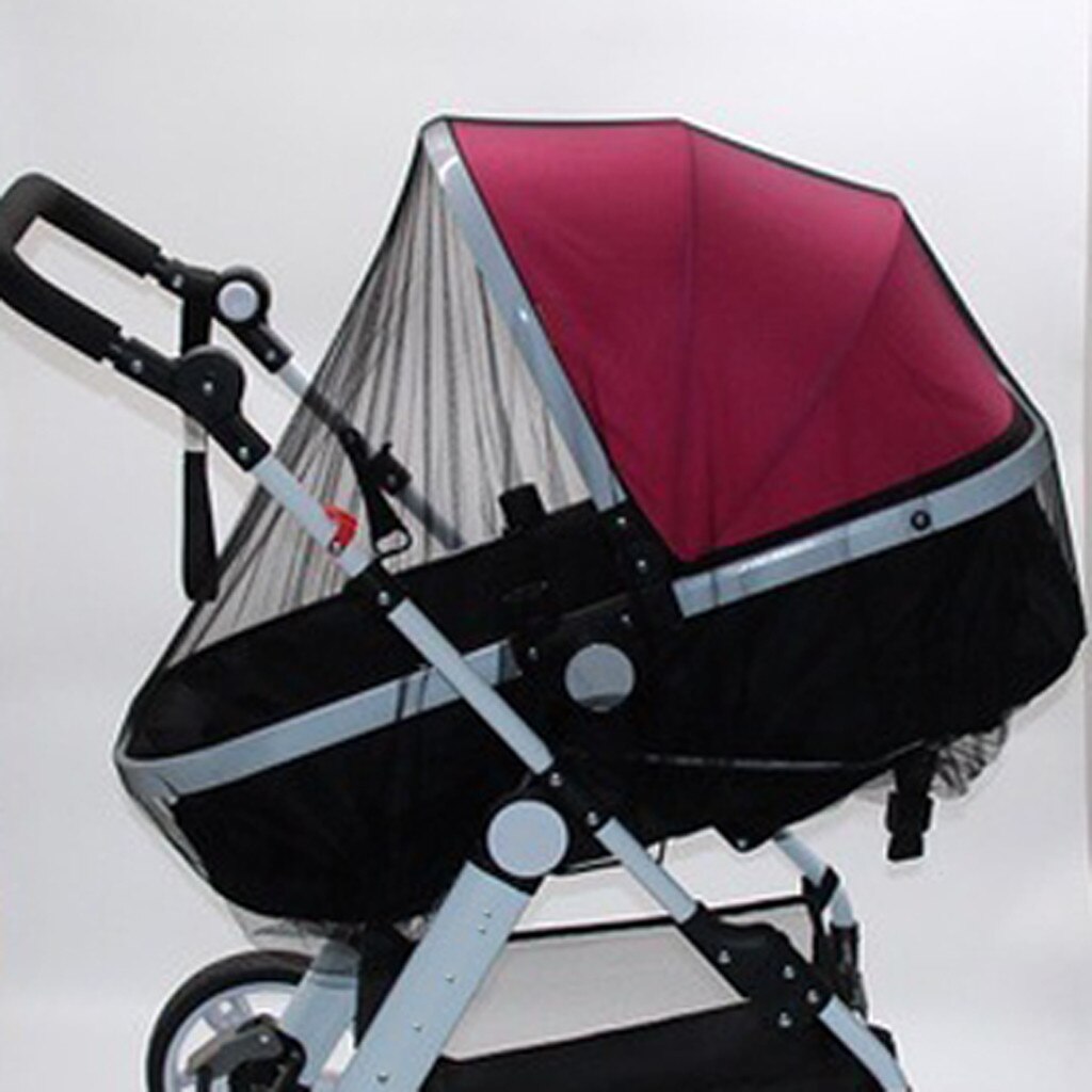 Kinderwagen klamboe Pasgeboren Peuter Baby Baby Netting Kinderwagen Klamboe Veilig Mesh Buggy Wit blauw Z704