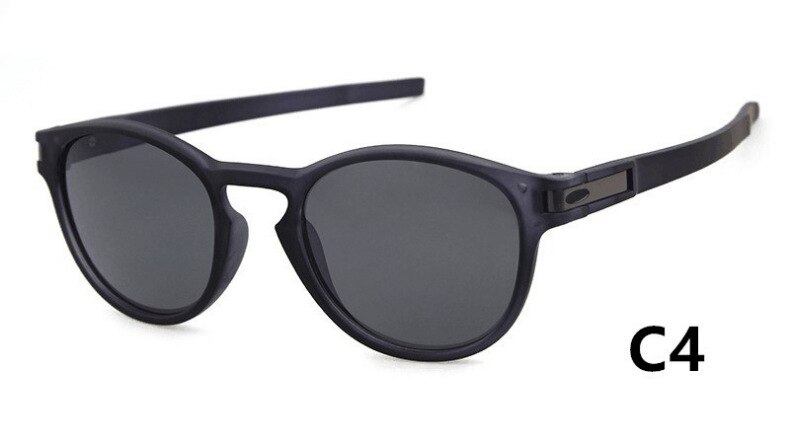 Klassiske vintage ovale solbriller mænd kvinder sportsbriller runde retro solbriller  uv400: C4