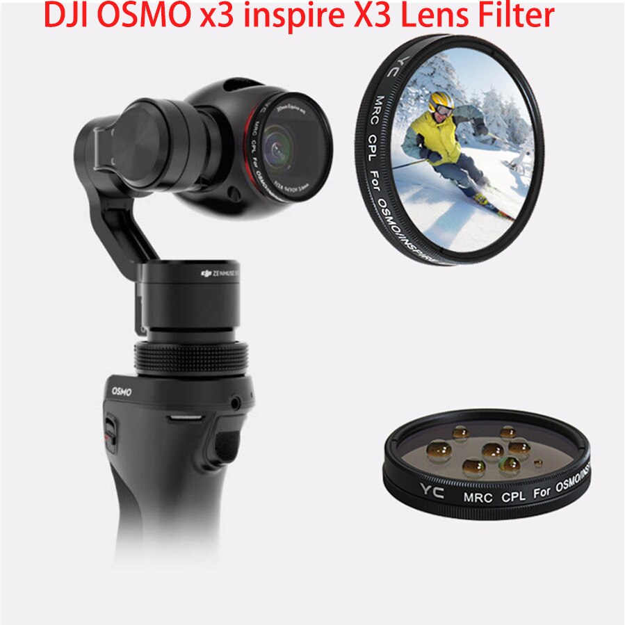 DJI OSMO MCUV CPL ND4 ND8 ND16 ND32 ND64 Objektiv Filter &Ampere; Bausatz Filter zubehör Für DJI OSMO Gimbal inspirieren 1 Zenmuse X3