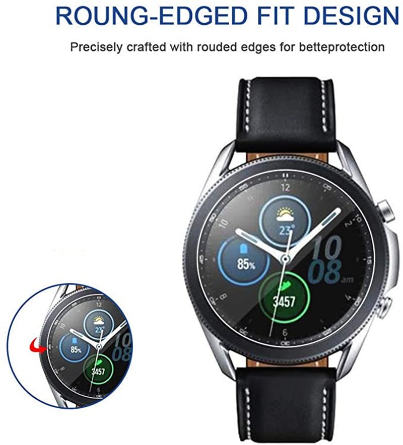 Verre trempé pour Samsung Galaxy montre 3 41mm 45mm HD anti-rayures protection d'écran pour Samsung Galaxy montre 3 couverture