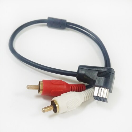 Biurlink Car Stereo Audio RCA Input Cable Adapter for Pioneer IP-Bus Port: male