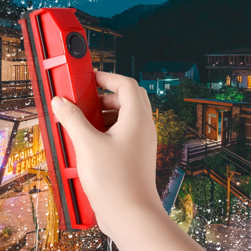 Lave-vitre magnétique Double face, outil de nettoyage pour vitres, universel, convient aux fenêtres à simple ou Double vitrage, Anti-chute