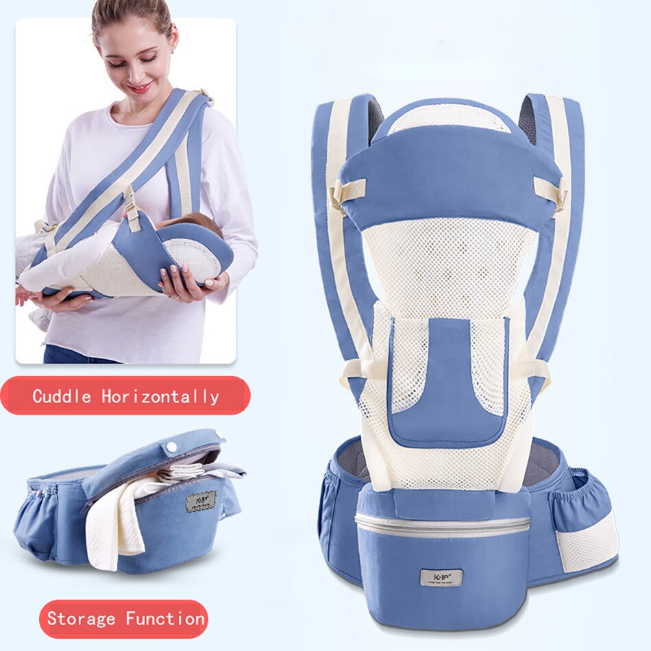 Baby Carrier Ergonomic Baby Carrier Soft Breathable Adjustable Multi-Function Ergonomic Carrier 0-48 months