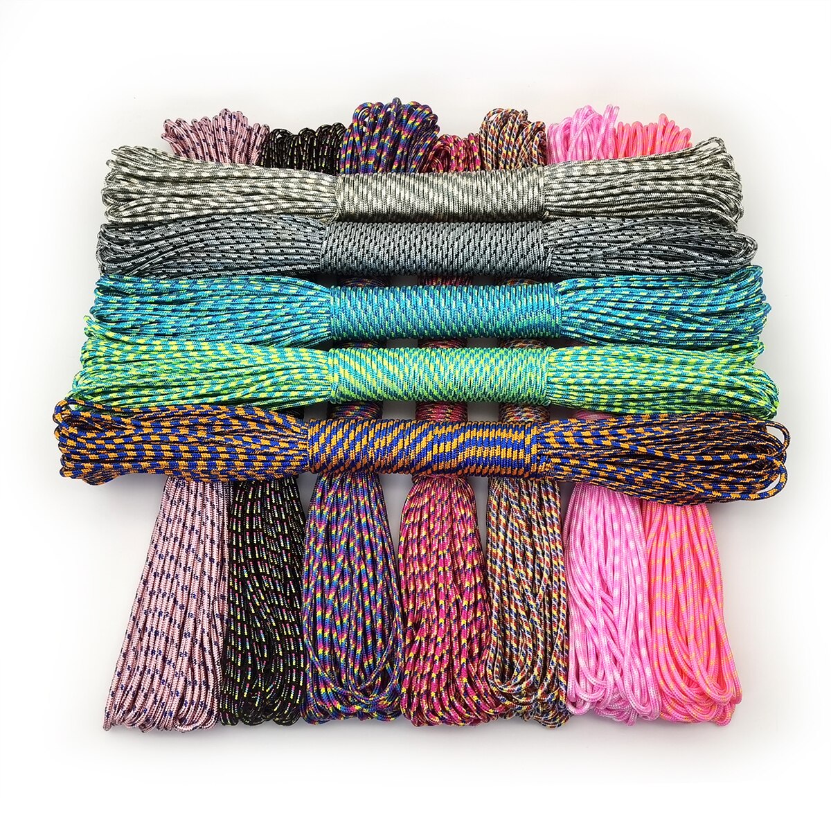Cordón de paracaídas sólido de 3mm, cuerda Mil Spec tipo un hebra, escalada, Camping, equipo de supervivencia, Paracord